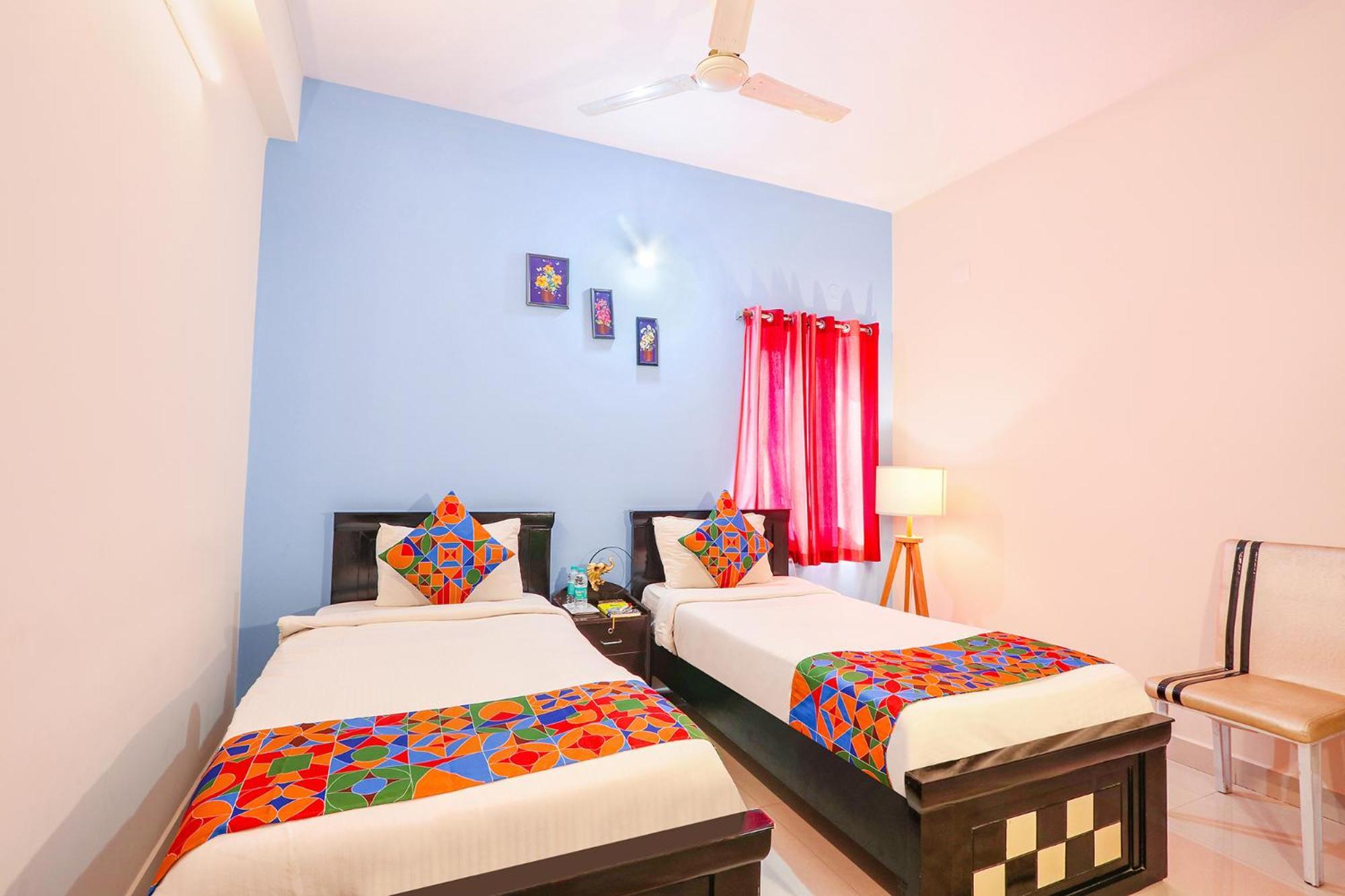 Fabhotel Namaha Suites - Nr Hyderabad International Airport, Shamshabad Bagian luar foto