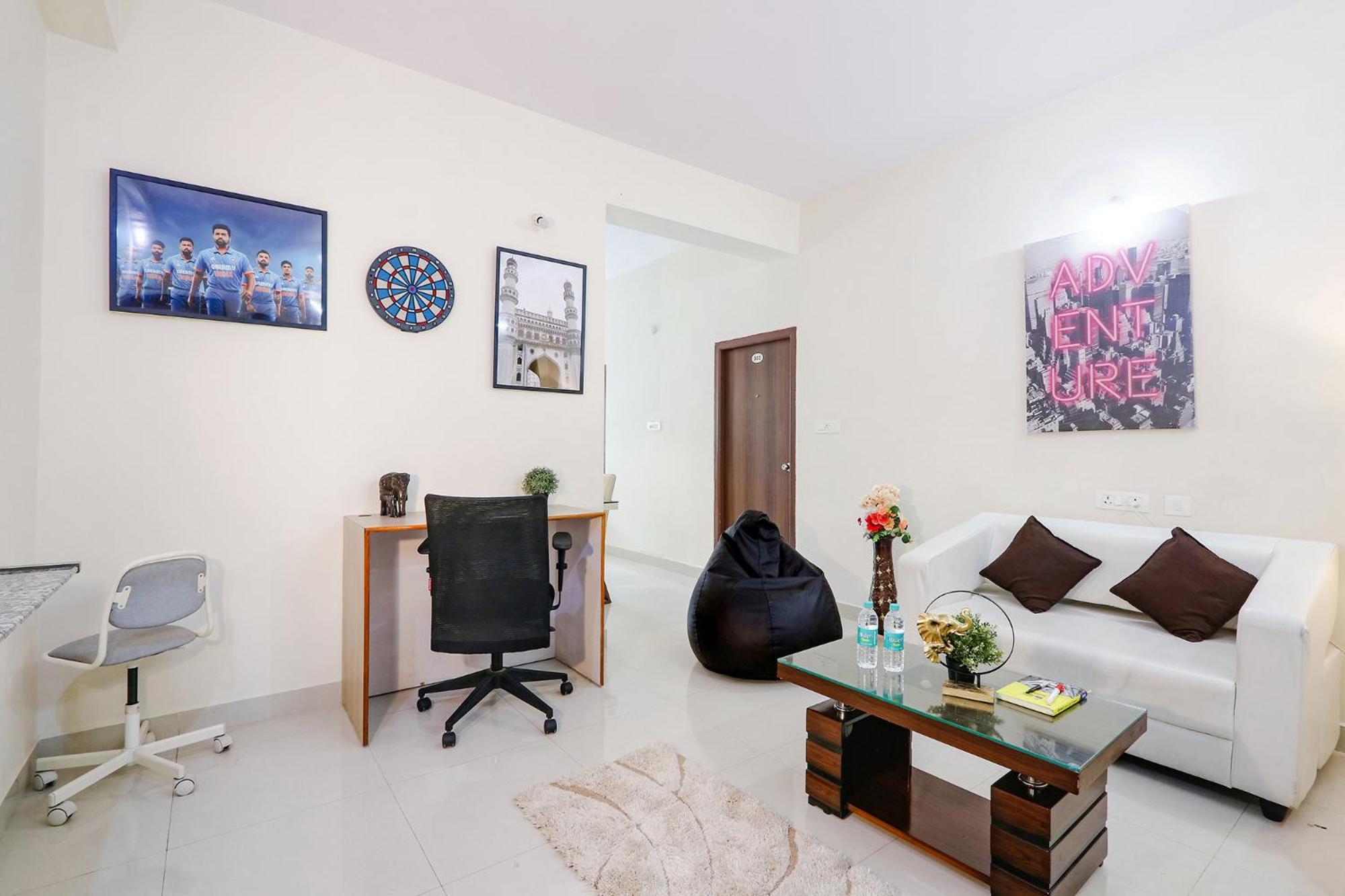 Fabhotel Namaha Suites - Nr Hyderabad International Airport, Shamshabad Bagian luar foto