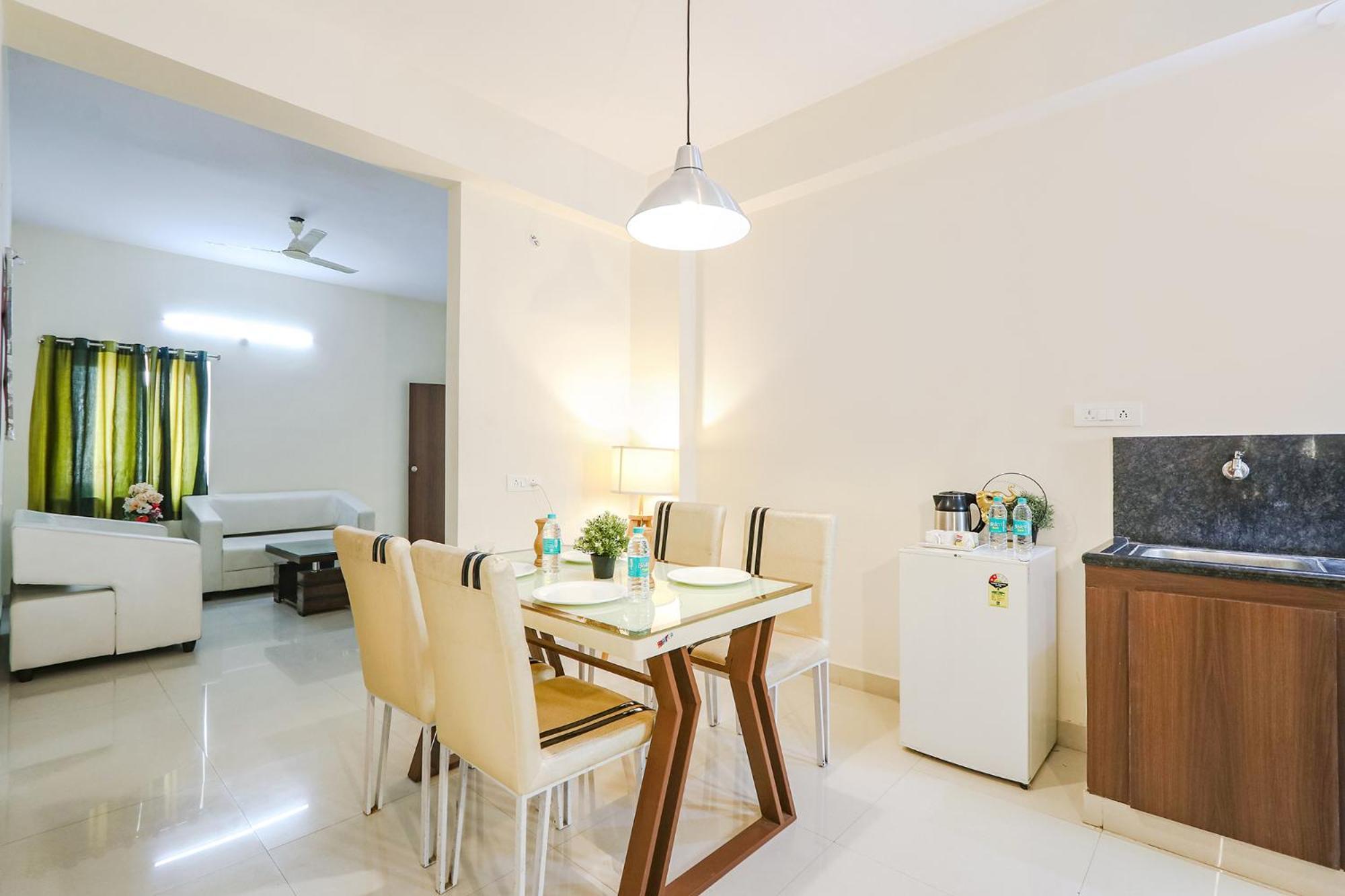 Fabhotel Namaha Suites - Nr Hyderabad International Airport, Shamshabad Bagian luar foto